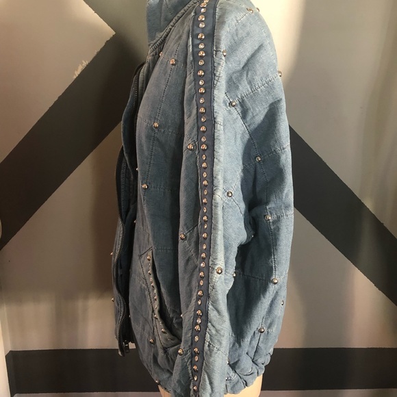 Free people dolman denim jacket - Picture 6 of 9